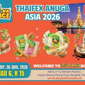 DUY ANH AND MR RICE BRAND ARE DISPLAYED  AT THAIFEX 2026