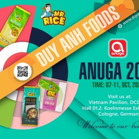 Sản phẩm Duy Anh Foods được quảng bá tại  Hội chợ Quốc tế Công nghiệp thực phẩm Anuga 2023